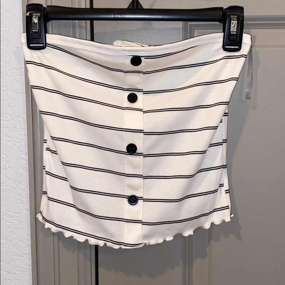 Tube top striped